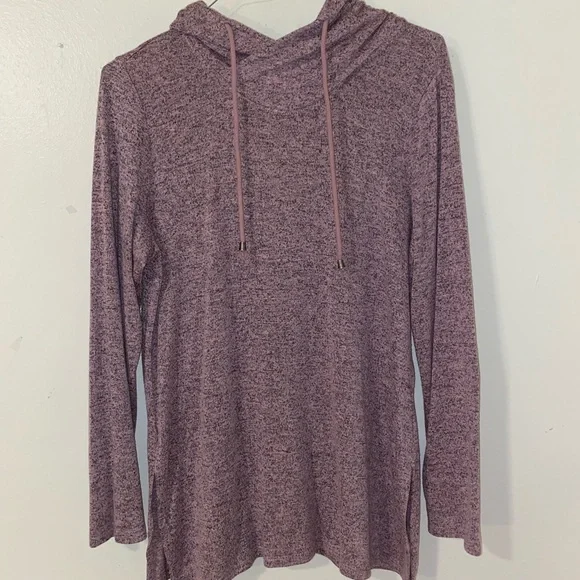 Premise Purple Long Sleeve Hoodie Top - Picture 3 of 7